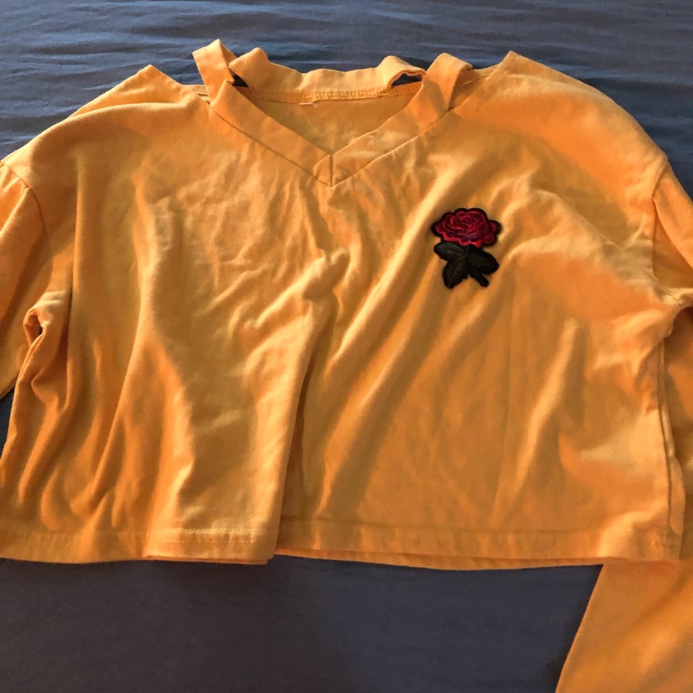 yellow rose long sleeve